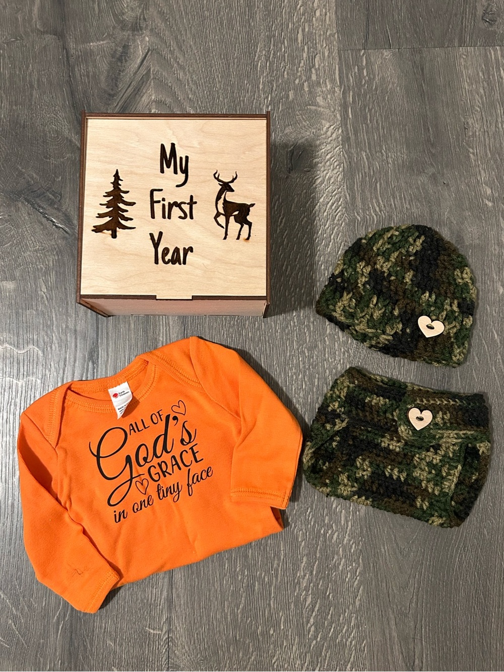 Camo Baby Gift Set